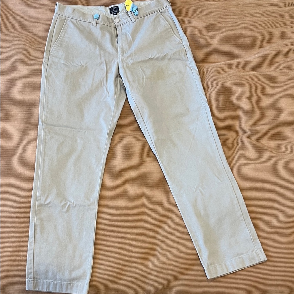 Classic Light Gray Sutton Chinos for Men